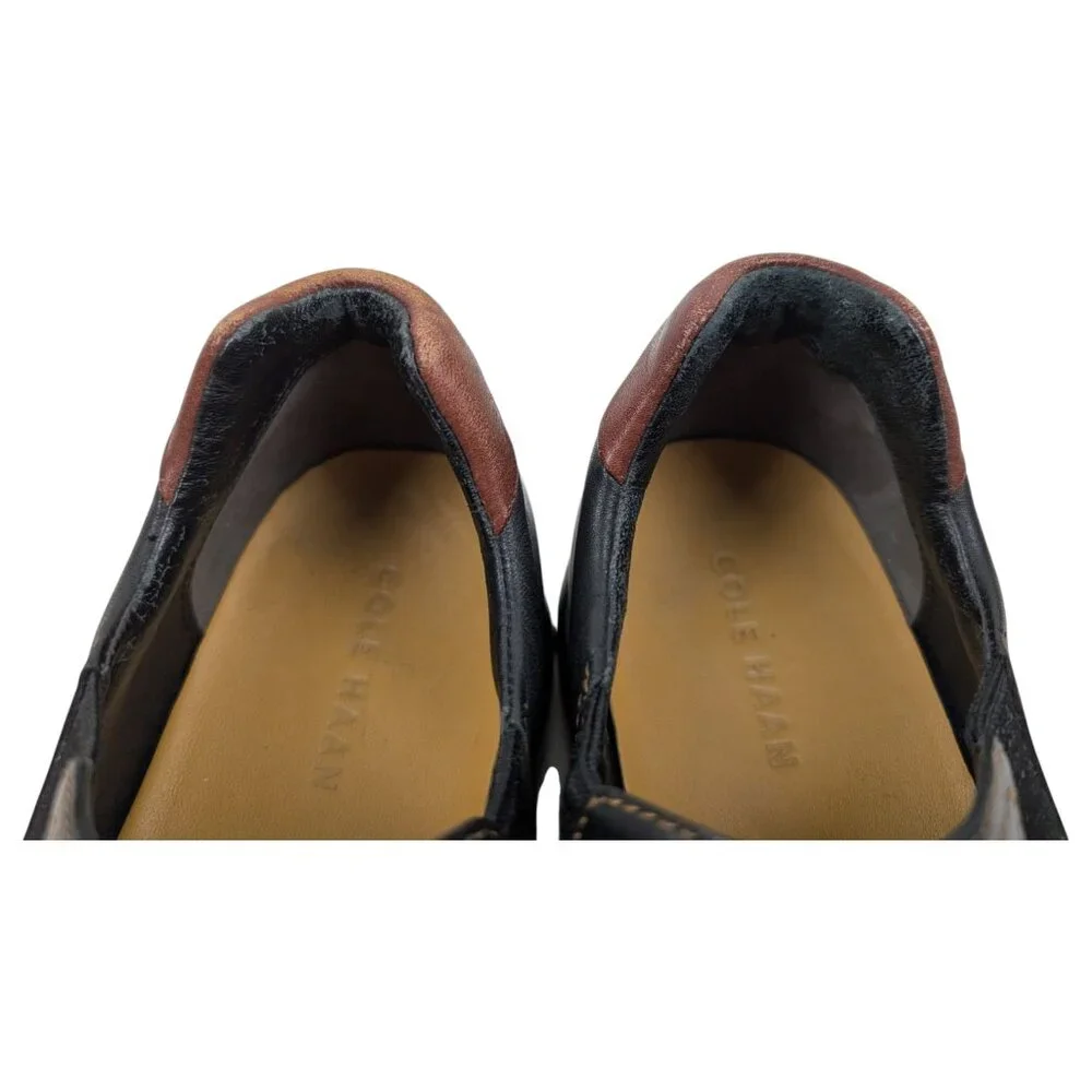 Cole Haan Zeno Men's Loafers Size‎ 9 1/2 M Slip On Comfort Shoes Black Leather